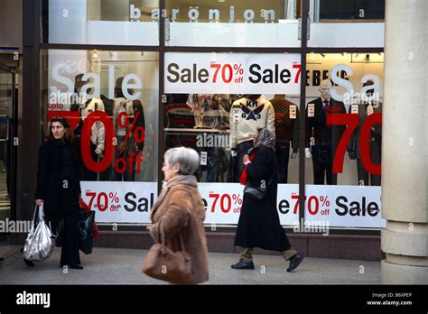 High street sale Stock Photo - Alamy