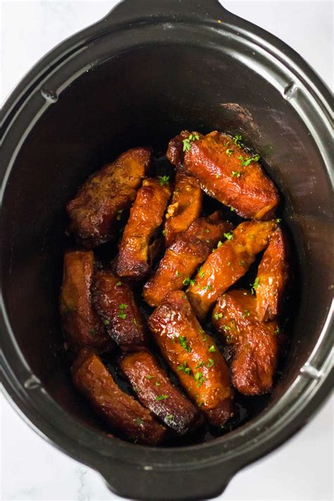 Slow Cooker Country Style Pork Ribs Recipe - Simply Stacie