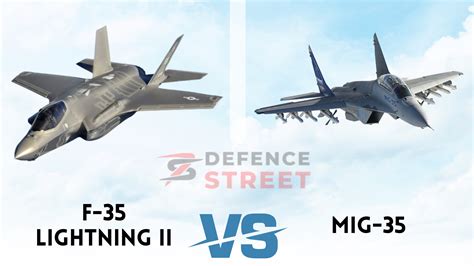 F-35 Lightning II Vs. MiG-35 Comparison, BVR & Dogfight - Defence Street