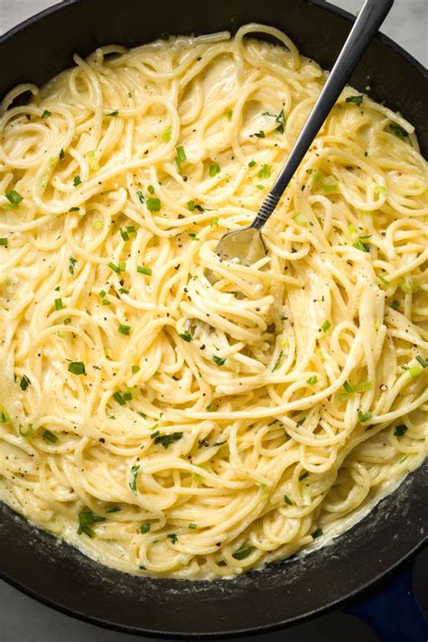 Creamy Three-Cheese Spaghetti | YourCookNow