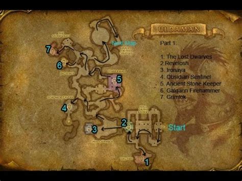 Uldaman Map