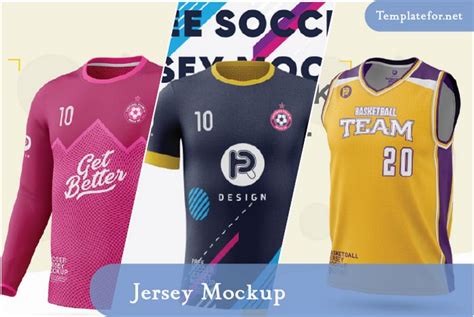 37 Awesome Jersey Mockup Templates 2024 - Templatefor