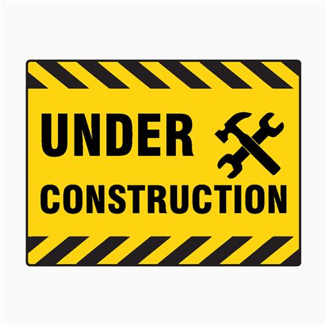 UNDER CONSTRUCTION SIGN – Get signs