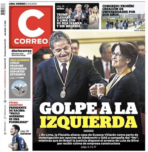 pellizco Masacre Drama portada diario correo de lima peru Virgen ...