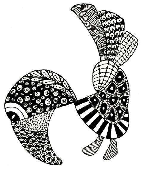 Cute Zentangle Drawings