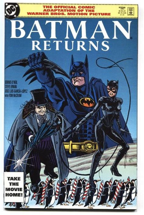 Batman Returns 1992-Movie Adaptation-comic book-Catwoman | Comic Books ...