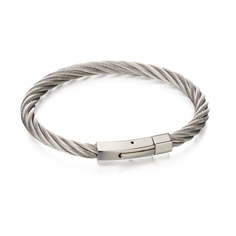 Twisted Wire Cable Bracelet | Hallmark Jewellers Heswall