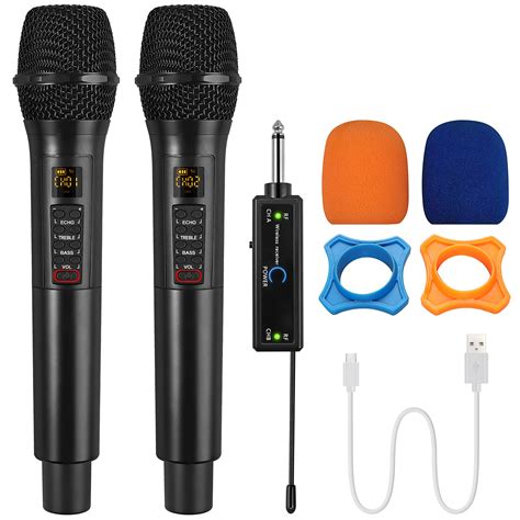 Buy PROZOR Wireless Microphone UHF Wireless Handheld Dynamic Mic System ...