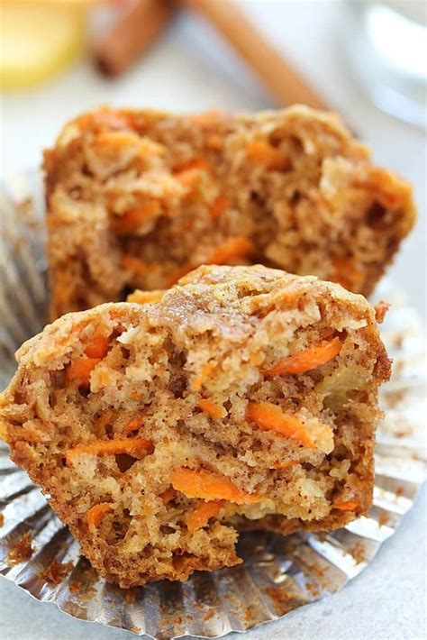 Apple Carrot Muffins aka Sunshine Muffins - Yummy Healthy Easy