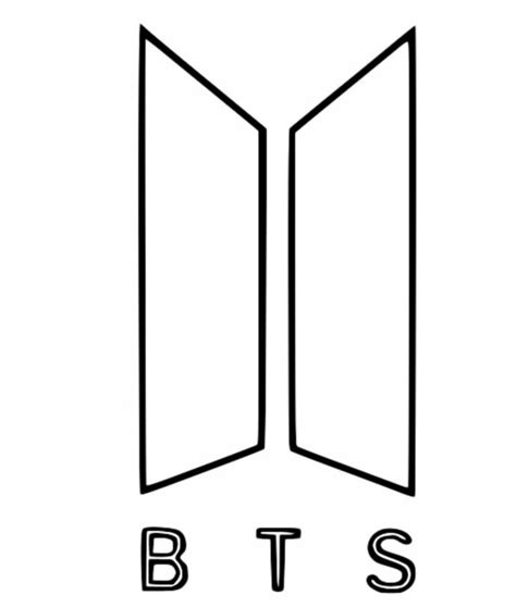 Bts Logo Coloring Pages - BTS Army