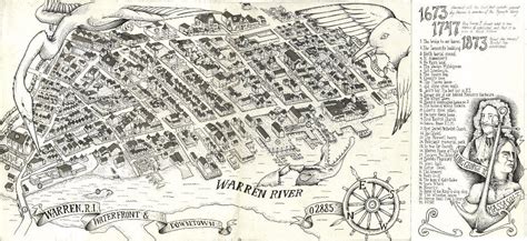 Fantastical Historic Village of Warren RI from the perspective of the ...