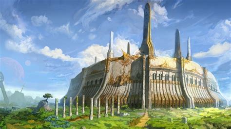 The imperial city, the pinacle of construction of the ancient Ayleids ...