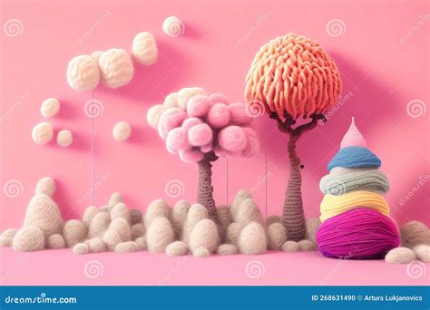 Wool Knitting Yarn Colorful Background Image Stock Photo - Image of ...