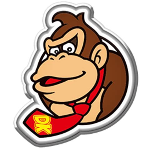 Donkey Kong Logo, High Resolution, Vector Format PNG Photo