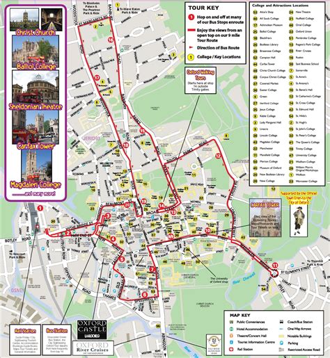 Hop-on Hop-off bus tour | Oxford map, Sightseeing, River cruises