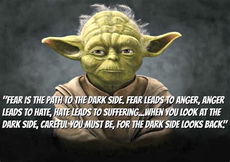 Yoda’s famous “Do or do not…” quote from Star Wars. Description from ...