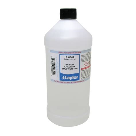 Barium Chloride Solution 10%, 32 oz