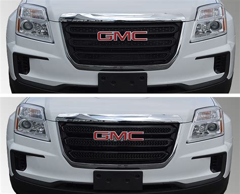 Glossy Black Grille Overlay for GMC Terrain 2016-2017 - 707 Motoring ...