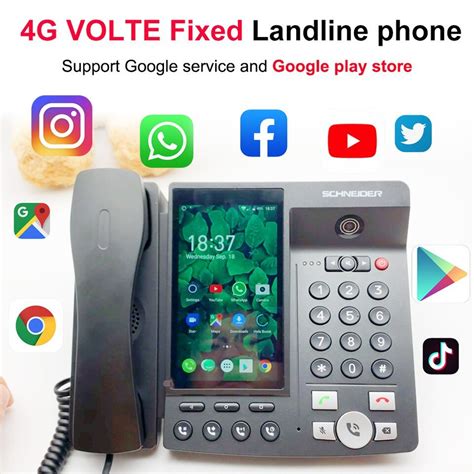 GREY Smart LTE 4G Fixed Wireless Landline Android With 4G, 59% OFF