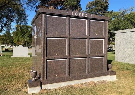 Nine crypt family mausoleum - Johnson Monument | Memorials | Chippewa ...