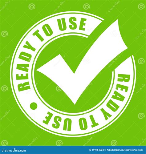 Ready to use icon stock vector. Illustration of label - 199754924