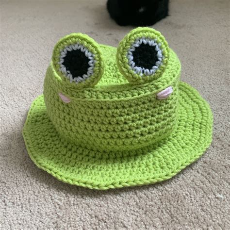 Crochet Frog Bucket Hat | Etsy