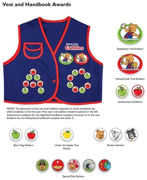 Awana Vest, Handbook and Awards - Awana Cubbies