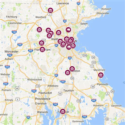 Map The Museums – Museums of Boston