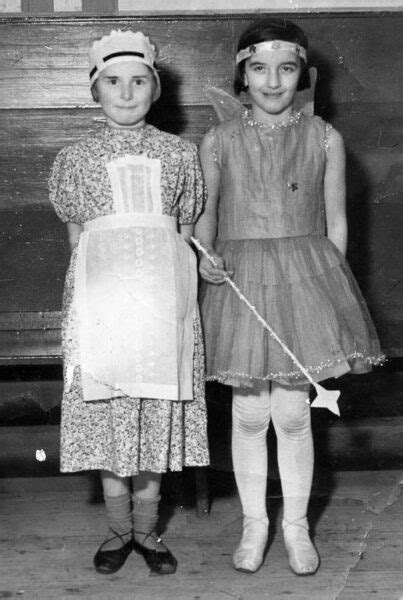 Flora Connal and Helen McLean in school play, Killearn - Killearn ...