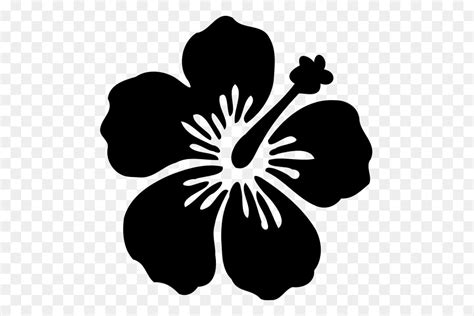 Free Black Flower Silhouette, Download Free Black Flower Silhouette png ...