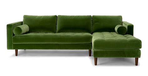 The 30 Best Collection of Green Sectional Sofa with Chaise