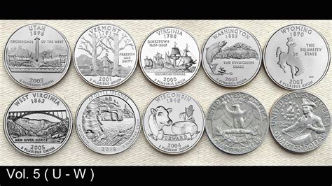 Collectibles JUMBO COIN PAPERWEIGHT SET NEW ALL 50 STATE QUARTERS PLUS ...