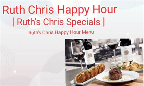 Ruth's Chris happy hour