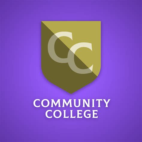 Community College - Letter CC shield logo vector - Roven Logos