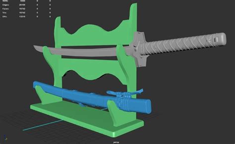 3D model Katana - Game-Ready Model VR / AR / low-poly | CGTrader