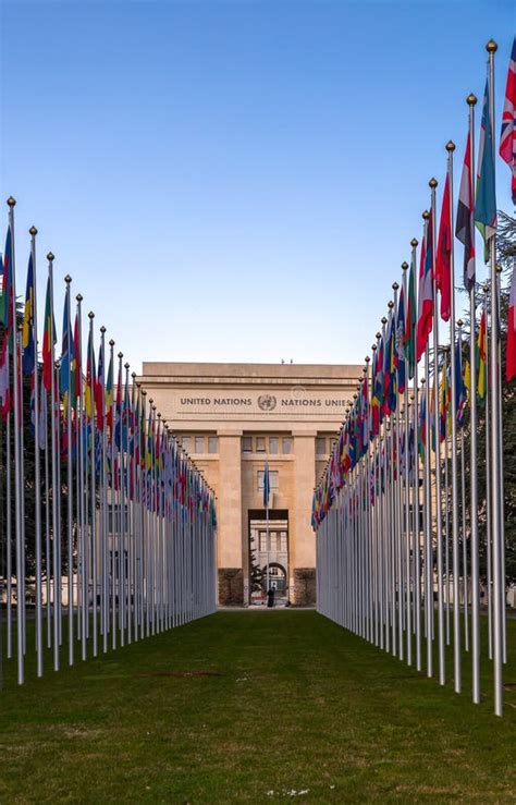 The United Nations Office at Geneva, Switzerland Editorial Stock Photo ...