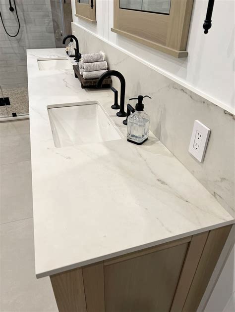 Dekton Rem Bathroom Countertop and Backsplash in 2022 | Dekton ...