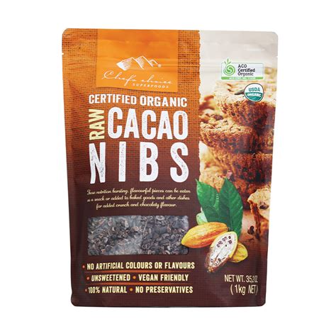 Certified Organic Raw Cacao Nibs - HBC Trading