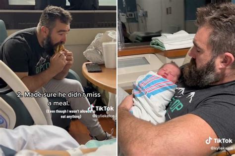 Jason Kelce Addresses Backlash Over His Bagel in Wife's Birthing Video ...