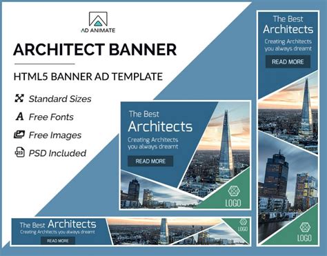 Architect Banner (PS002) | AdAnimate