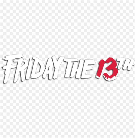 Free download | HD PNG friday the 13th image hd friday the 13th logo ...