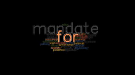 FOR MANDATE: Synonyms and Related Words. What is Another Word for FOR ...