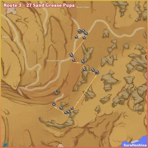 All 74 Sand Grease Pupa Route & Farming Guide | Genshin Impact