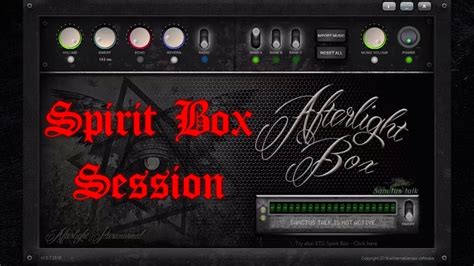 Spirit Box Session # 1 - YouTube