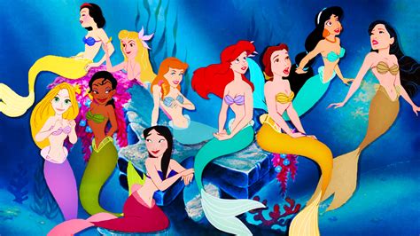 Disney Princesses as Mermaids - Disney Princess Fan Art (40624821) - Fanpop