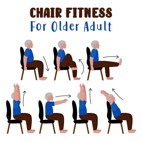 Chair Exercises For Seniors - 20 Free PDF Printables | Printablee ...