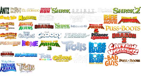 Logo's of Dreamworks Animation by ZekuTilAllAreOne on DeviantArt