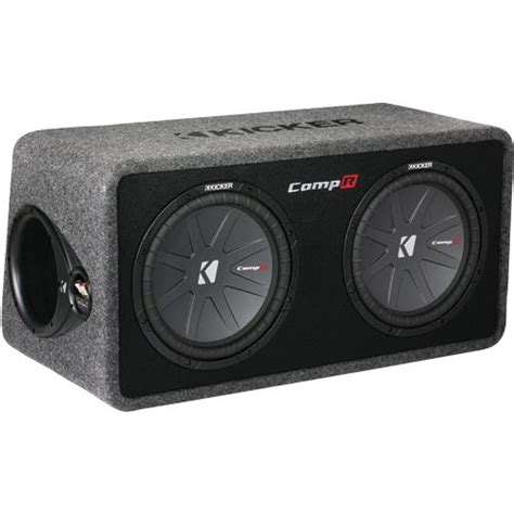 Kicker Comp R Series Dual Enclosure 12" Subwoofer - 40dcwr122 ...