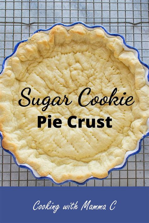 This Sugar Cookie Pie Crust will make your pies look and taste amazing ...