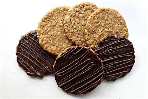 Chocolate Covered Hobnob Oat Cookies - The Monday Box